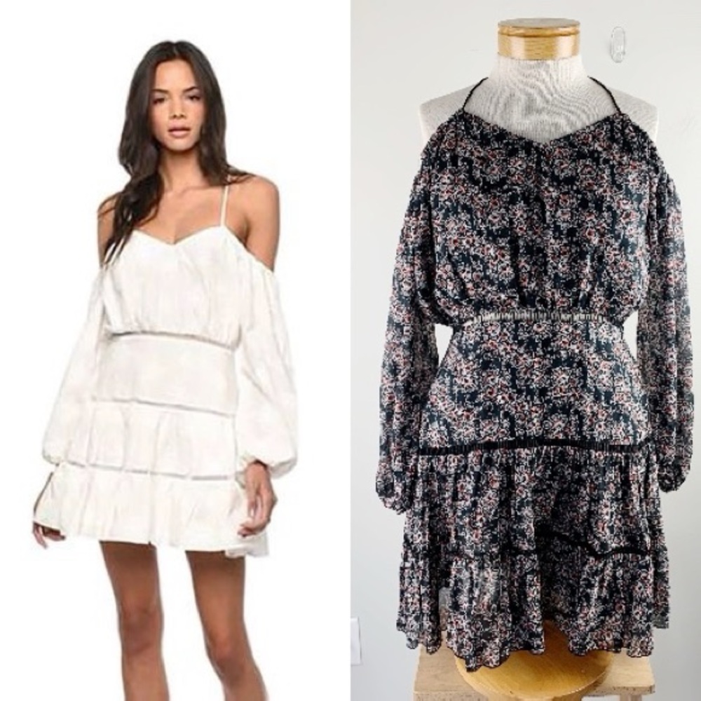 Karina Grimaldi Sissy Floral Paisley Mini Dress